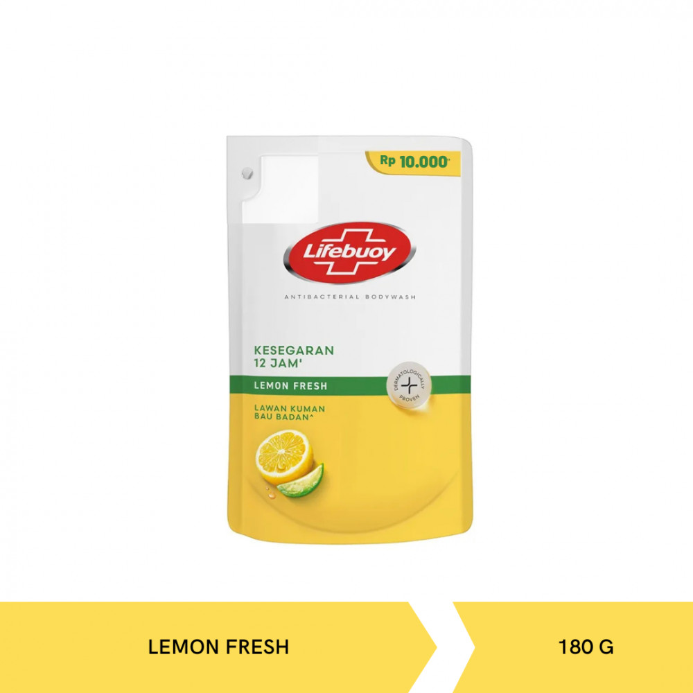 LIFEBUOY BW LEMON FRESH POUCH 180GX12