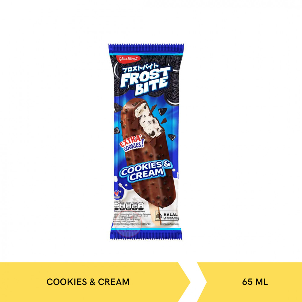 GLICO FROSTBITE COOKIES CREAM 65ML X 48