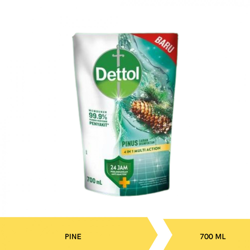 DETTOL FLOOR 4IN1 PINE 700ML X 12