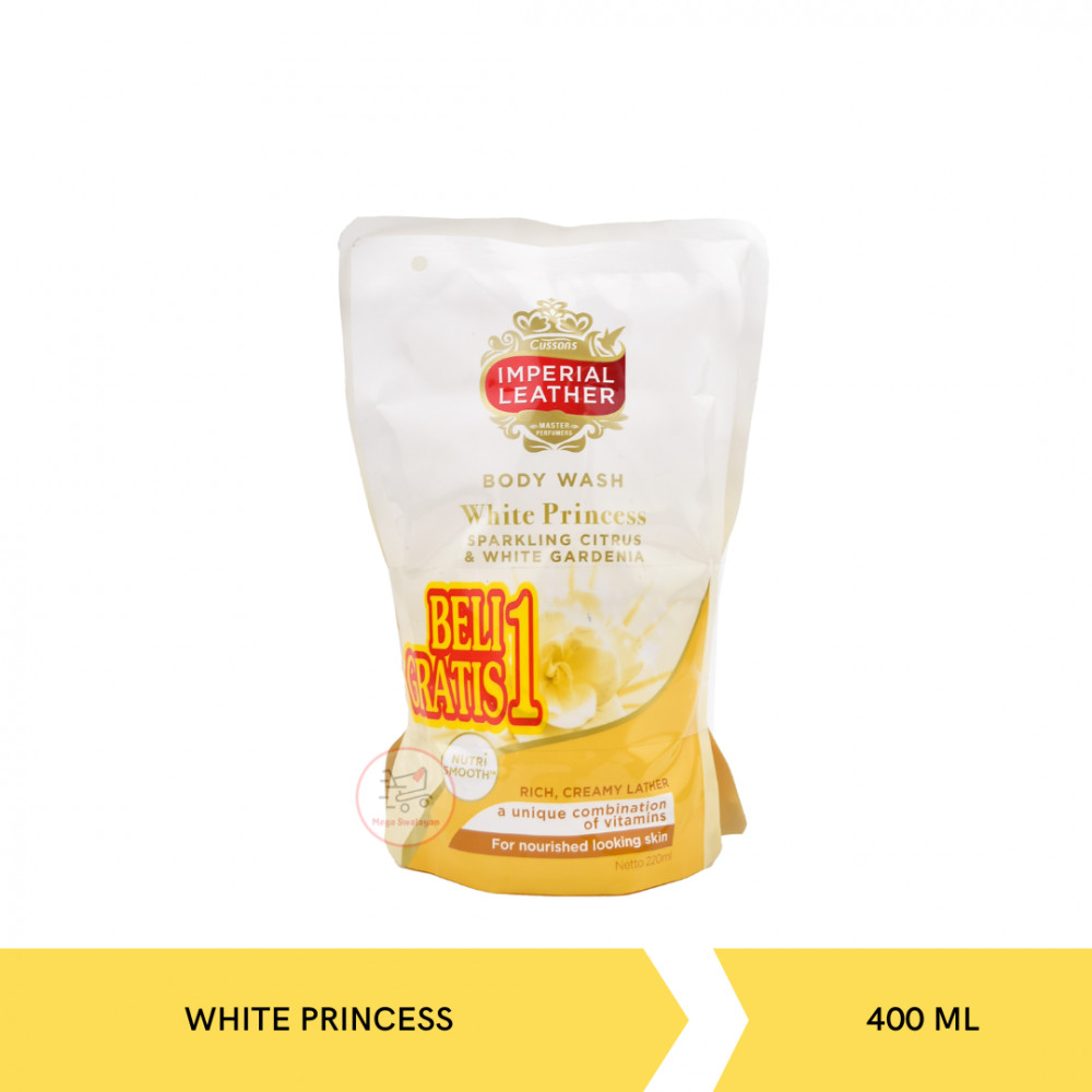 CUSSONS IL BW  WHT PRINCESS POUCH 400ML