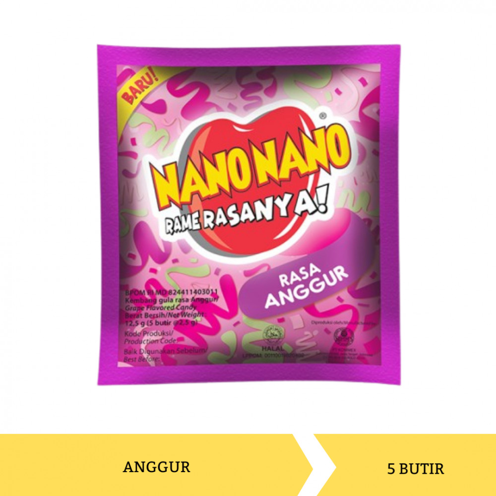 NANO NANO ANGGUR 2.5G X 30