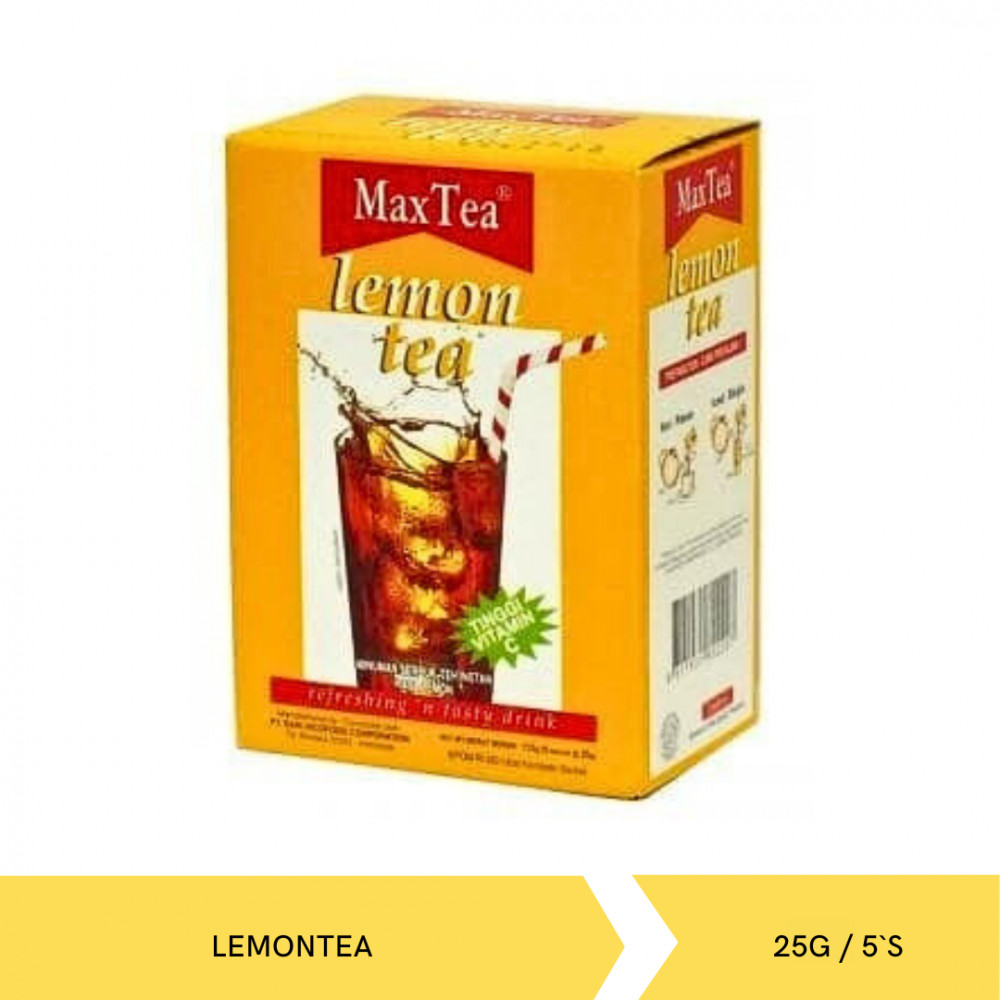 INDOCAFE MAXTEA LEMONTEA KTK 25G/5`S X 60