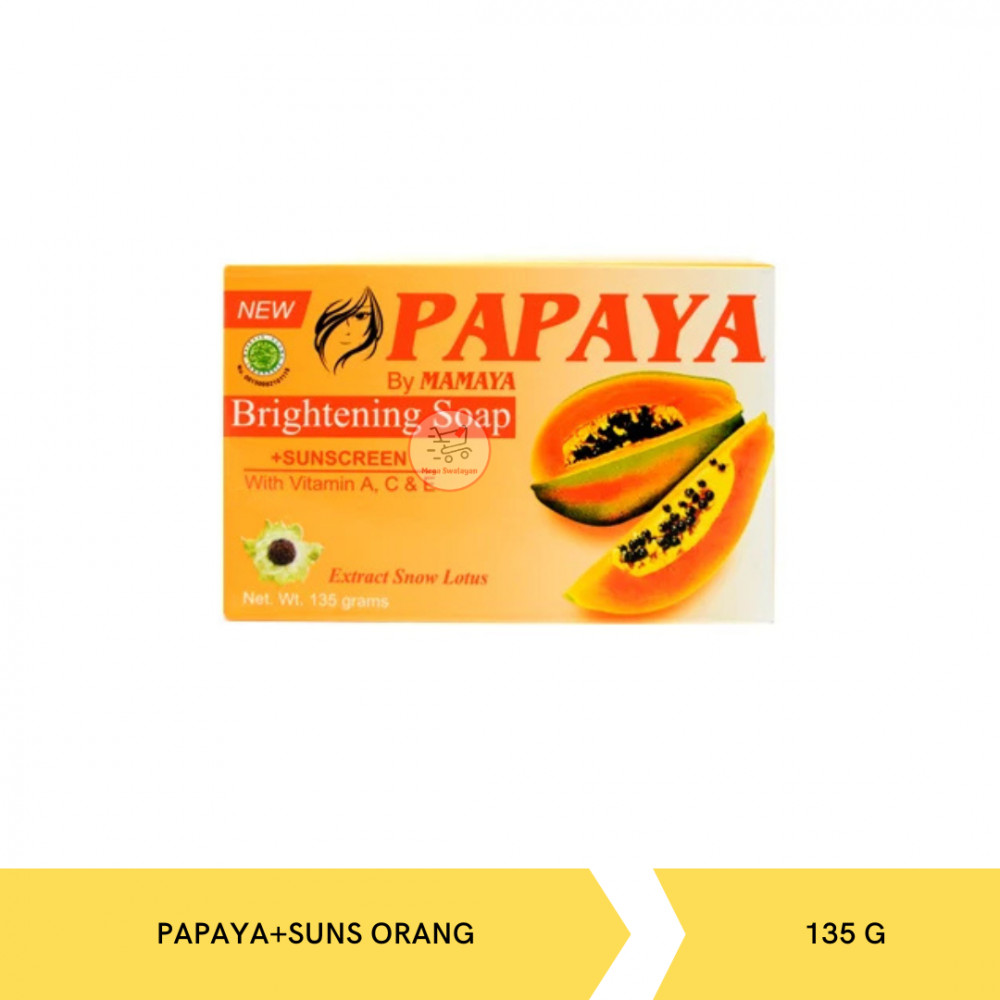 MAMAYA SOAP PAPAYA+SUNS ORANGE 135G X 96