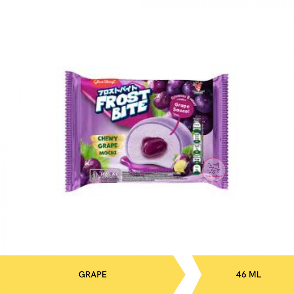 GLICO FROSTBITE MOCHI CHEWY GRAPE 46ML X 40
