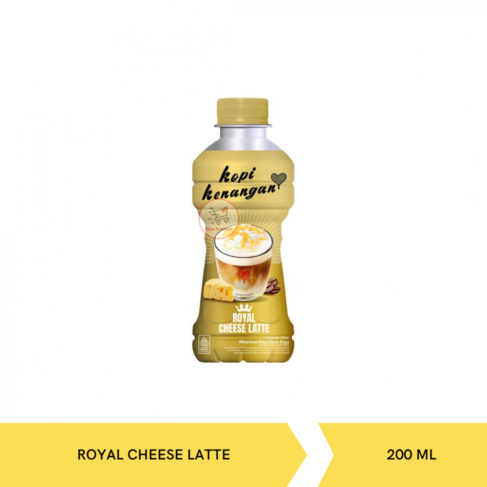 KOPI KENANGAN ROYAL CHEESE LATTE 200MLX24