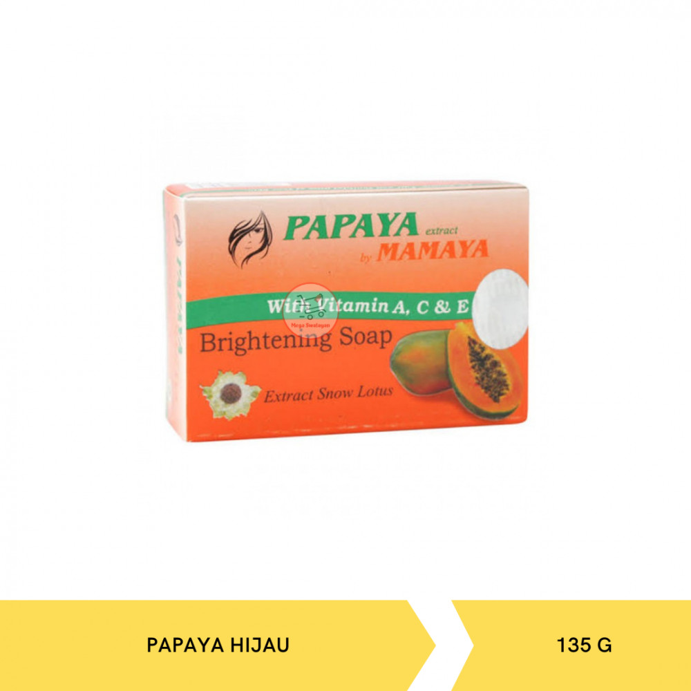 MAMAYA SOAP PAPAYA HIJAU 135G X 96