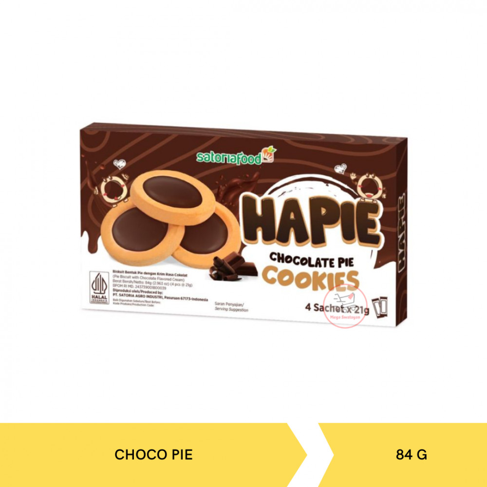 HAPIE BISC CHOCO PIE 84G