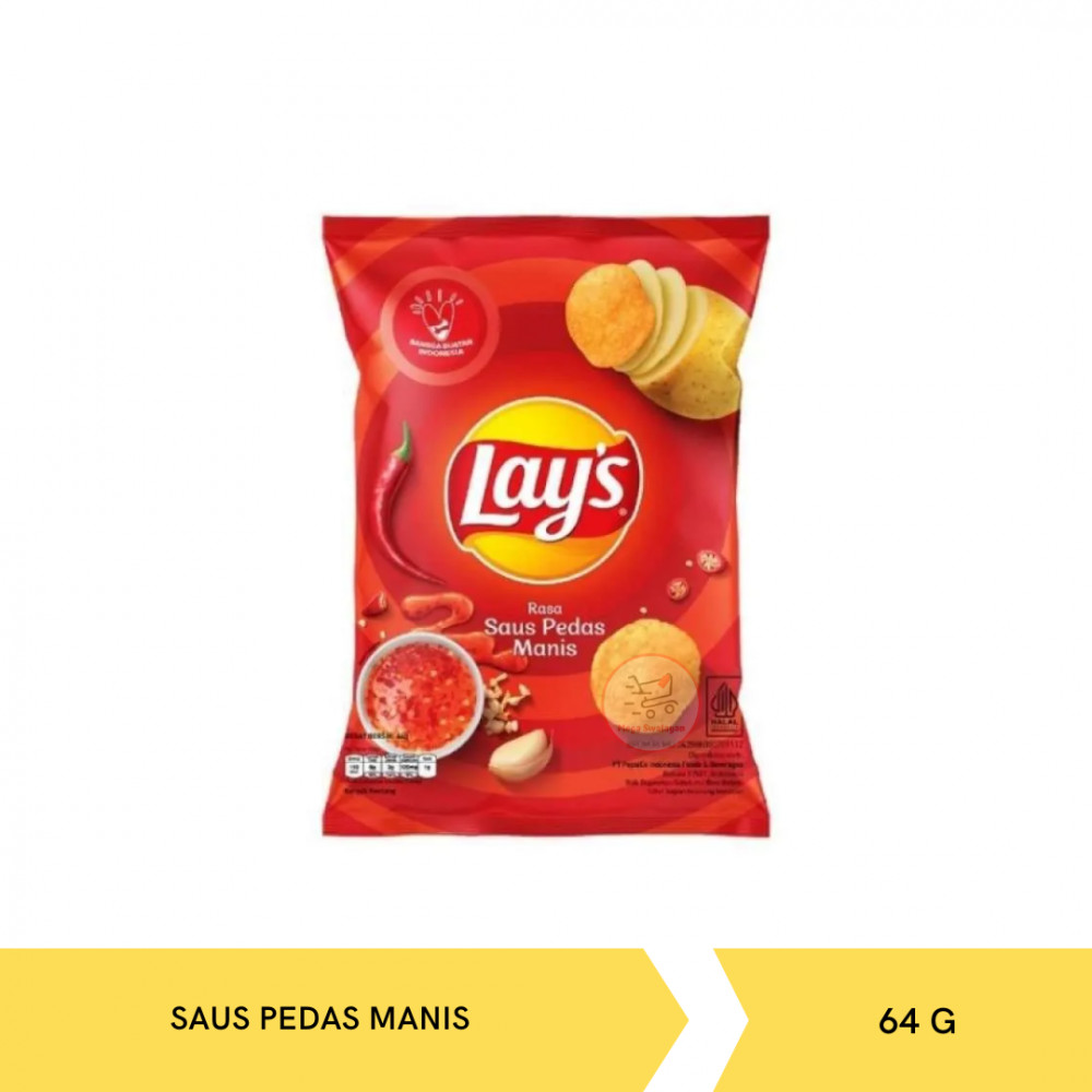 LAYS SAUS PEDAS MANIS 64G X 22