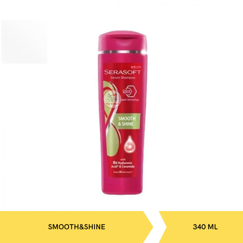 SERASOFT SHAMPO SMOOTH&SHINE 340ML X 12