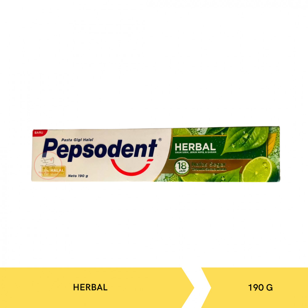 PEPSODENT T.PASTE HERBAL 190G  X 48