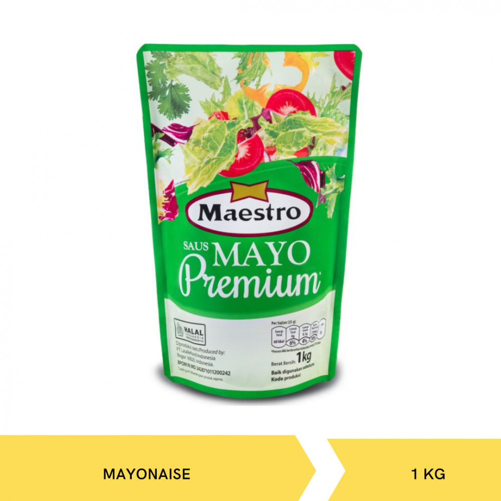 MAESTRO MAYONAISE POUCH  1KG X 10