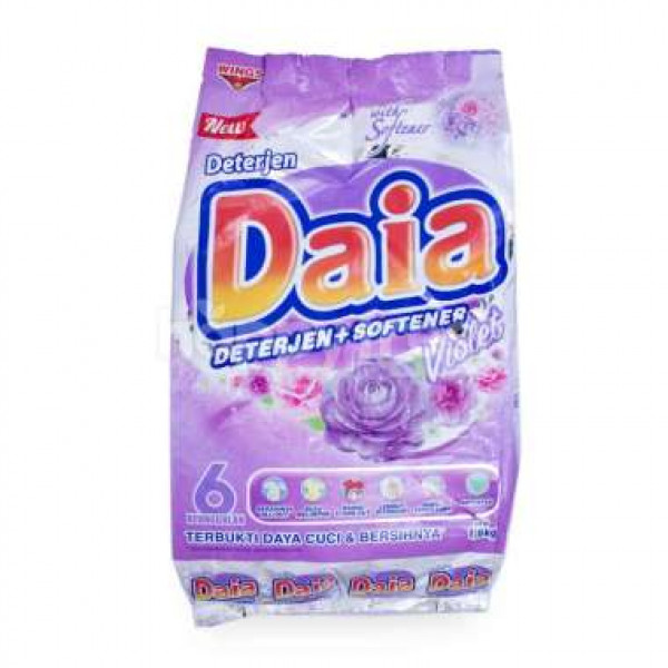 DAIA DET+SOFTENER VIOLET 1.5KG X 6