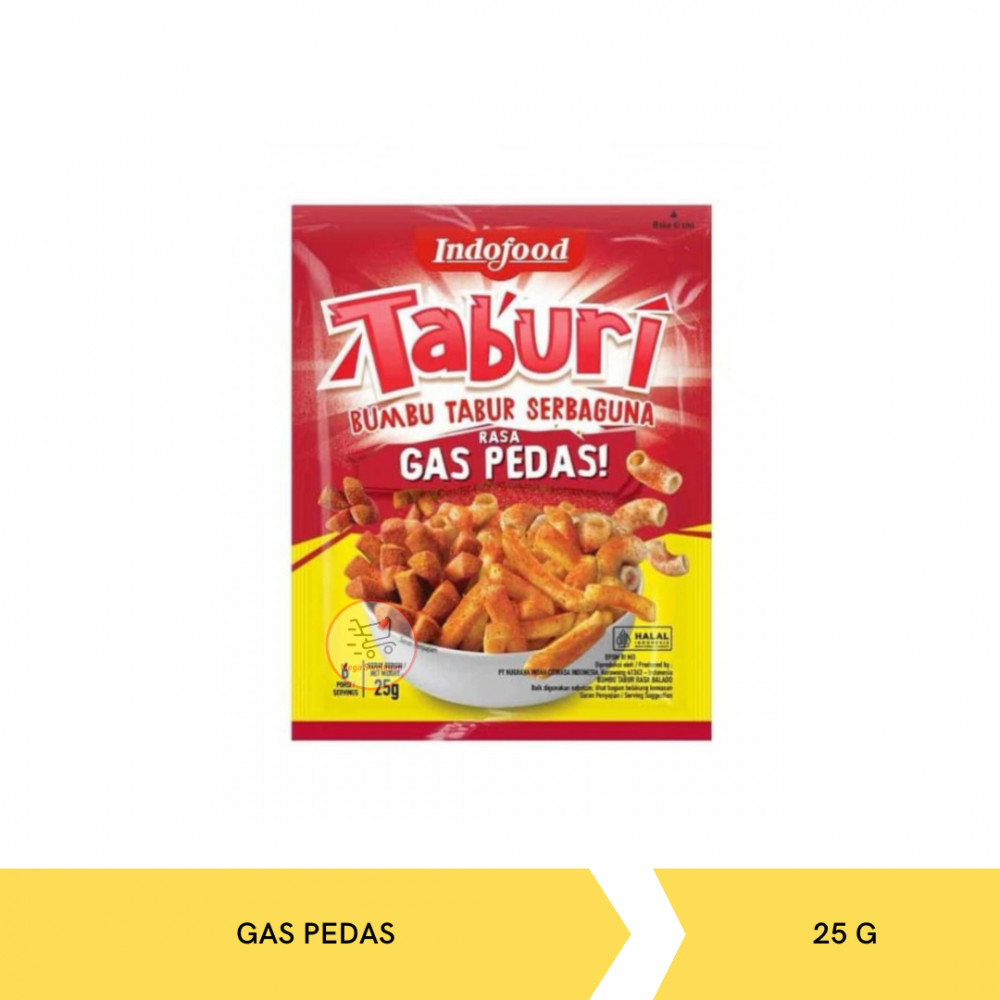 INDOFOOD TABURI BUMBU TABUR GAS PEDAS 25G X 48