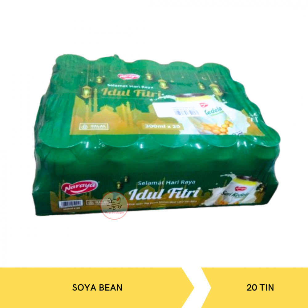 NARAYA DRINK SOYA BEAN BOX ISI 20 TIN