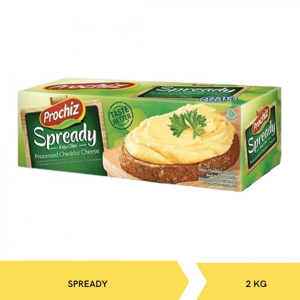 PROCHIZ CHEDDAR CHEESE SPREADY 2KGX8