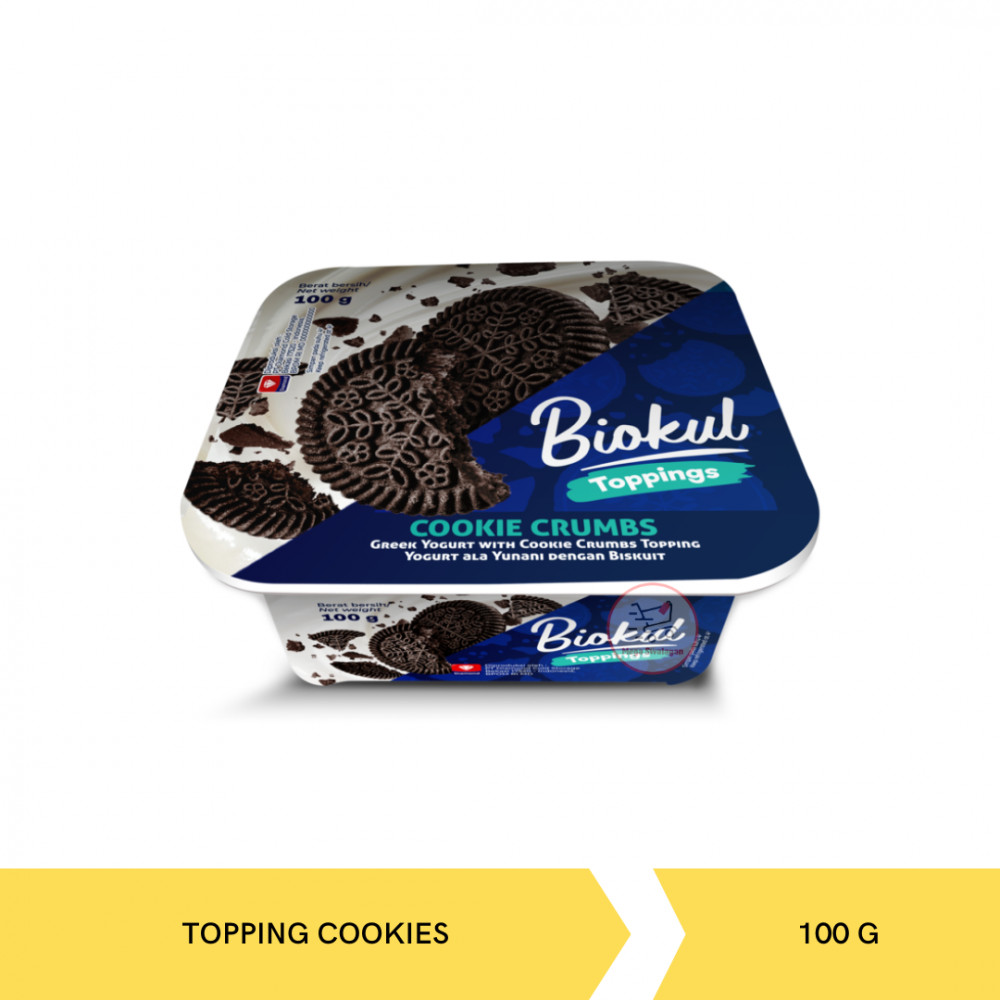 BIOKUL YOGURT GREEK TOPPING COOKIES 100GX12