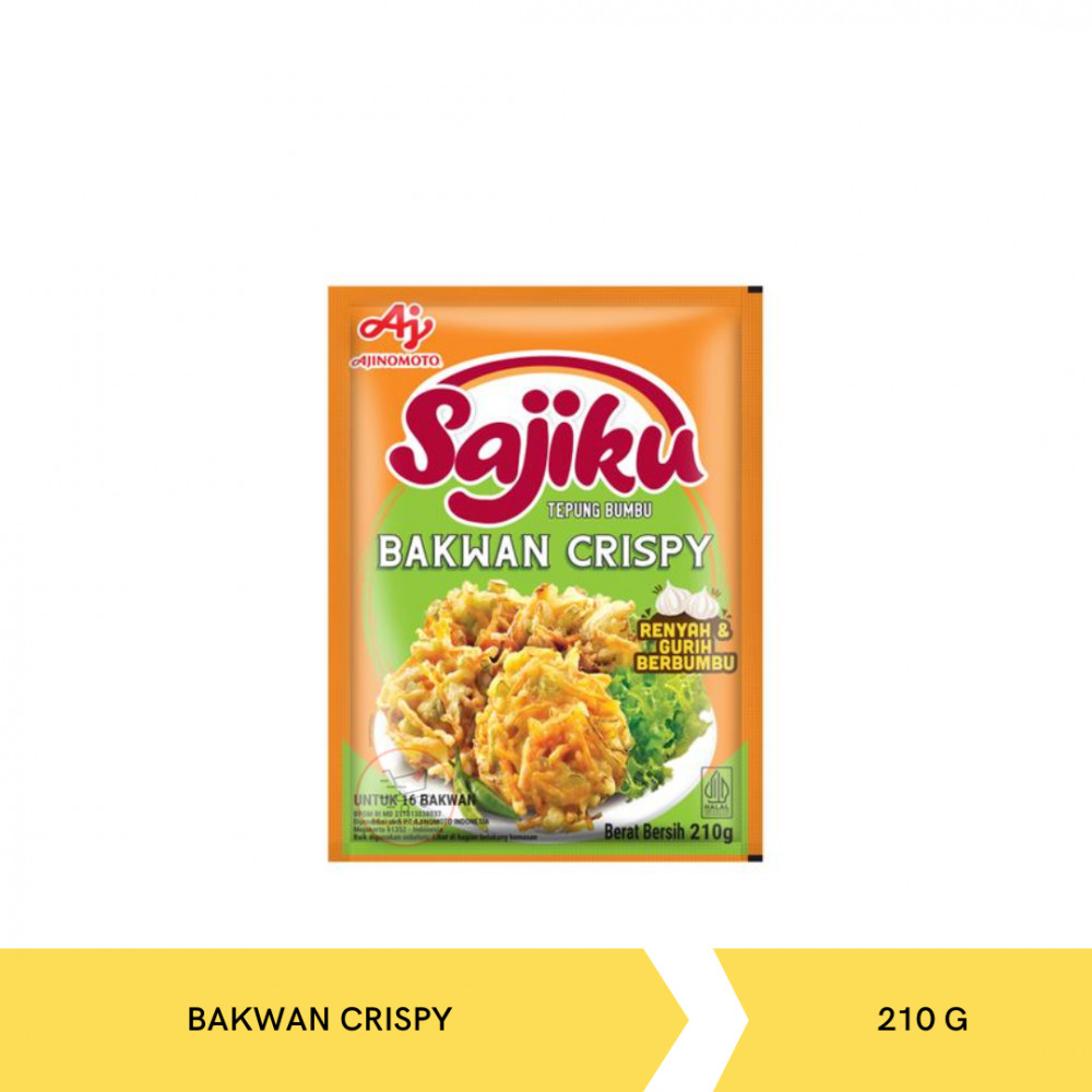 SAJIKU TEPUNG BAKWAN CRISPY 210G X 40