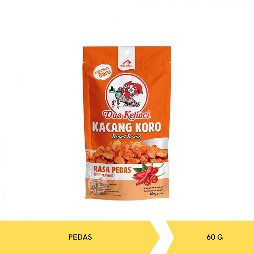 DUA KELINCI KOROKU PEDAS 60G X 40