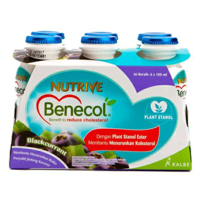 NUTRIVE BENECOL BLACKCURRANT PACK 100ML/6`S X 6