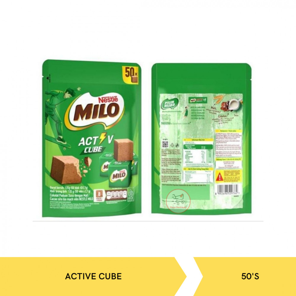 NESTLE MILO ACTIVE CUBE 50`S X 12