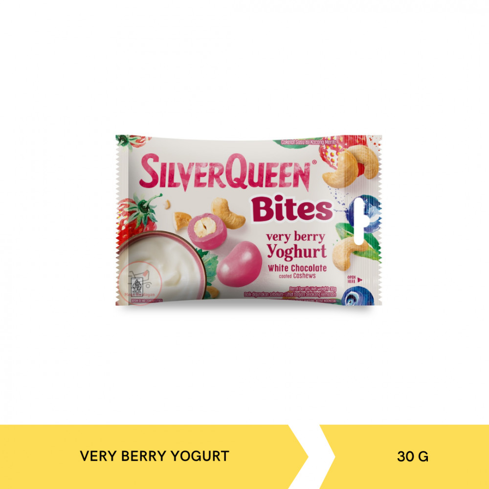 SILVER QUEEN BITES VERRYBERY YOGHURT 30GX12