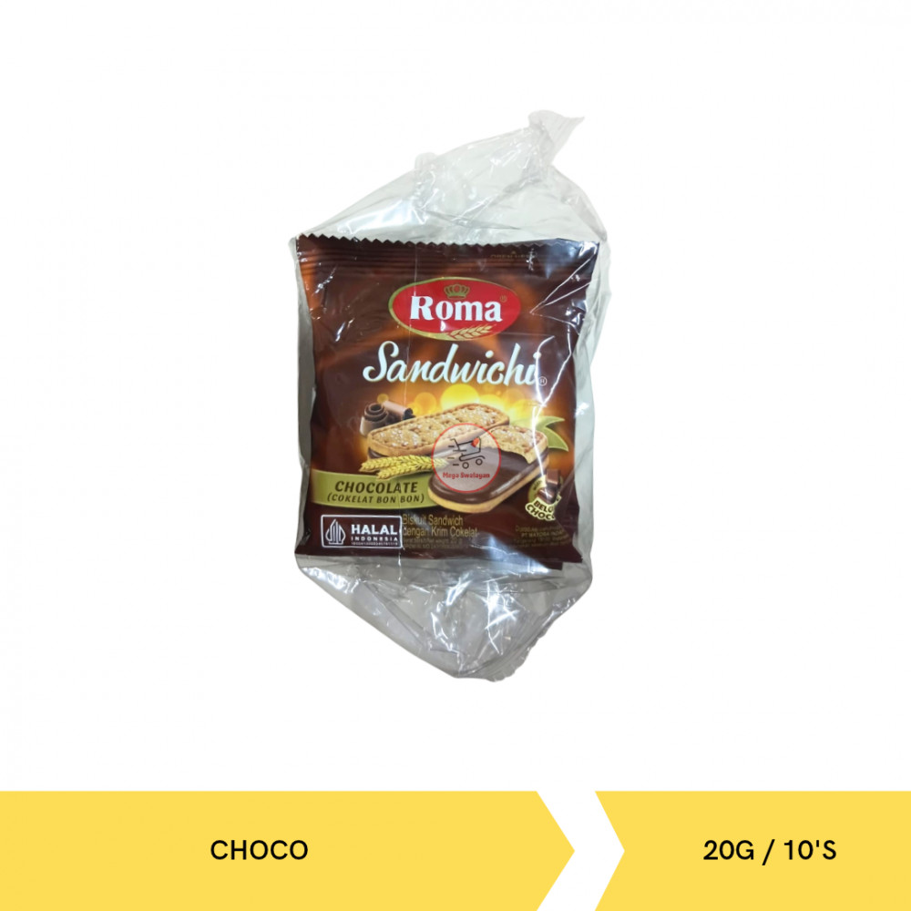 ROMA SANDWICHI CHOCO RCG PACK 20G/10`SX12