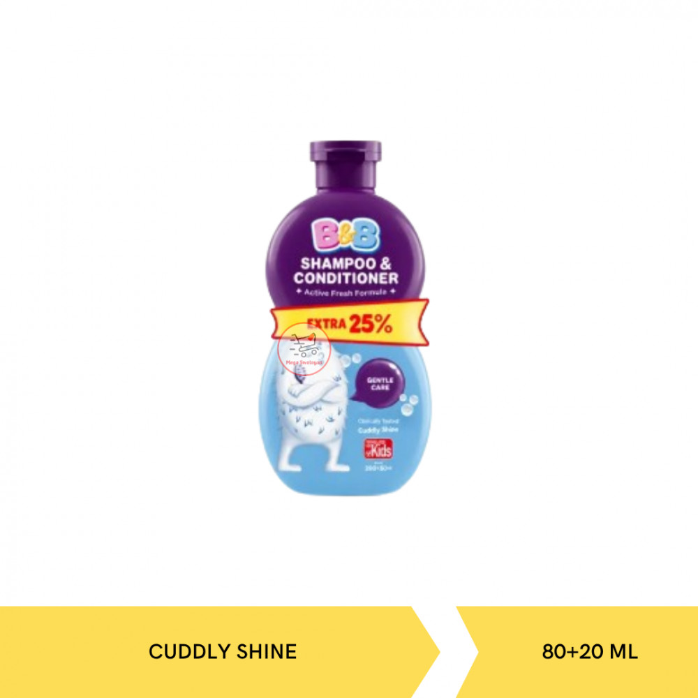 B&B SHP&COND CUDDLY SHINE 80+20ML X 36