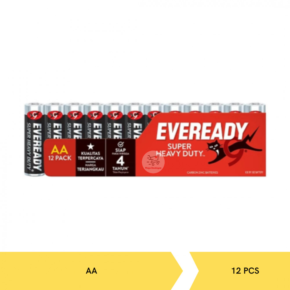 EVEREADY BATTERY 1215 SW12 HITAM AA/12PC