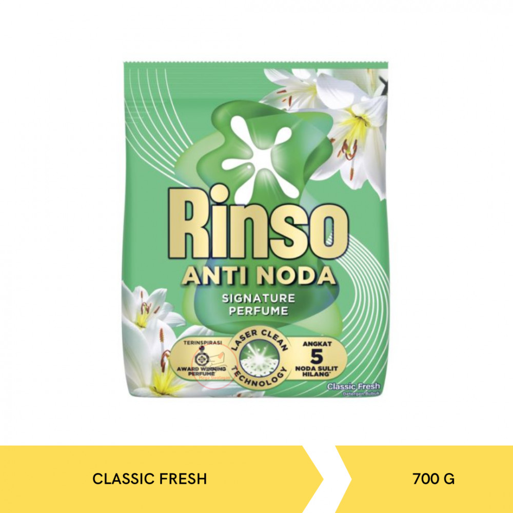 RINSO AN PWD CLASSIC FRESH 700G X 12