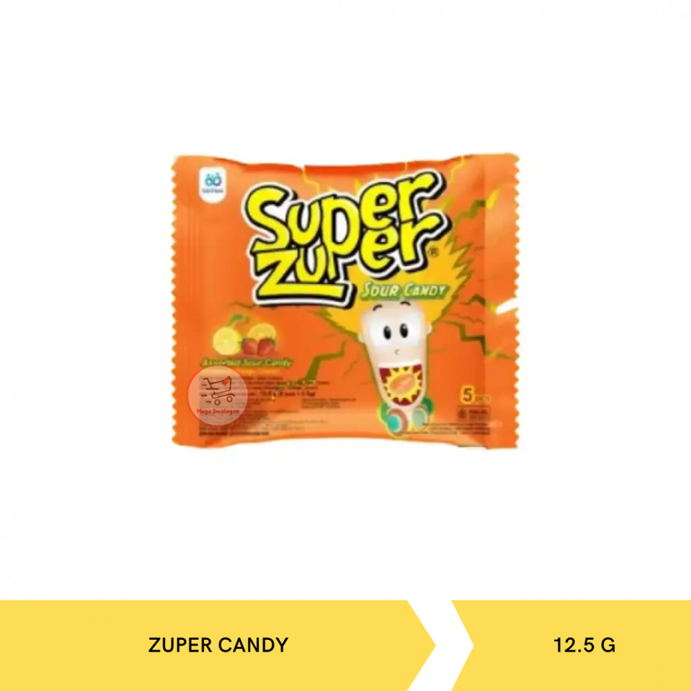 SUPER ZUPER CANDY POCKET 12.5G X 20