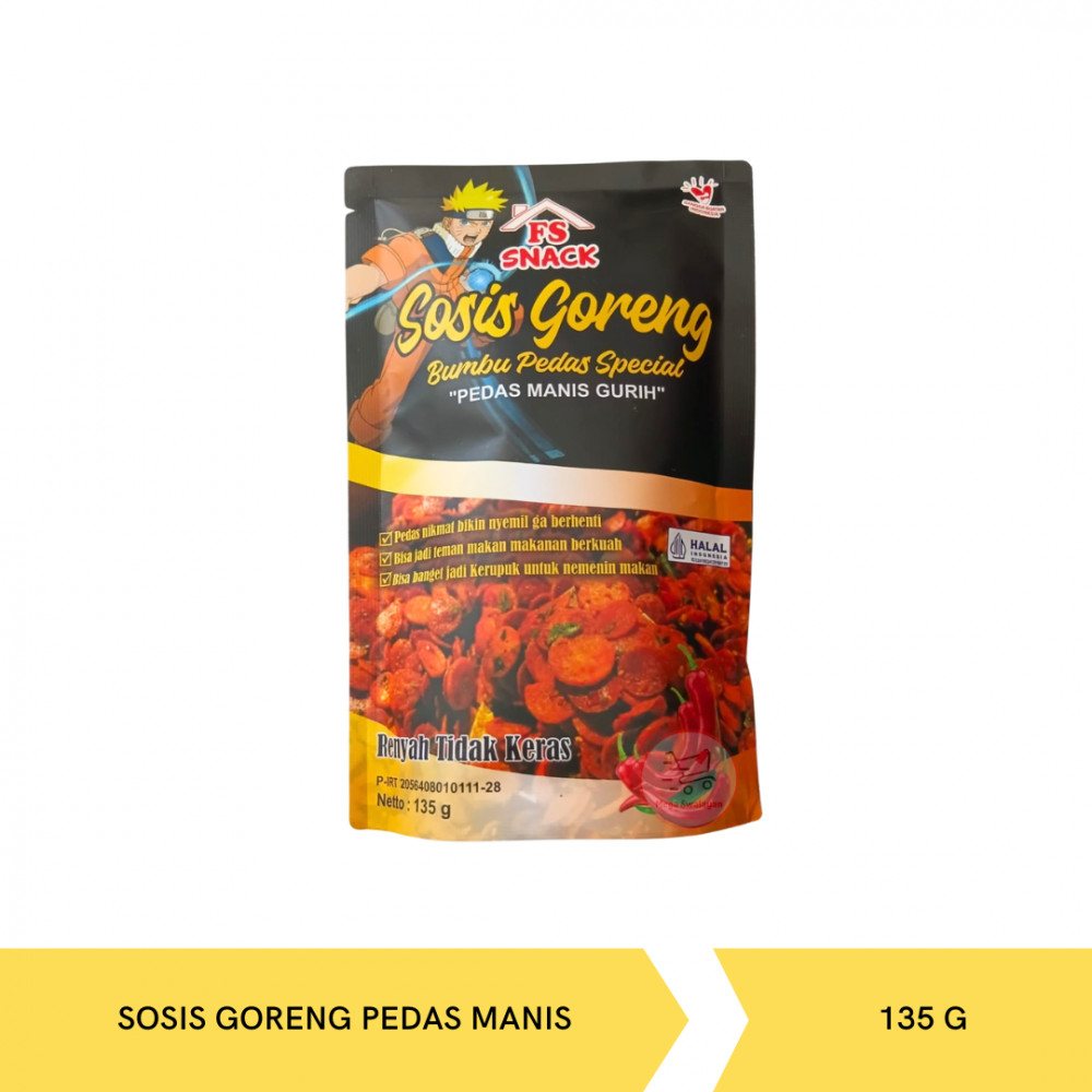 FS SNACK SOSIS GORENG PEDAS MANIS 135G