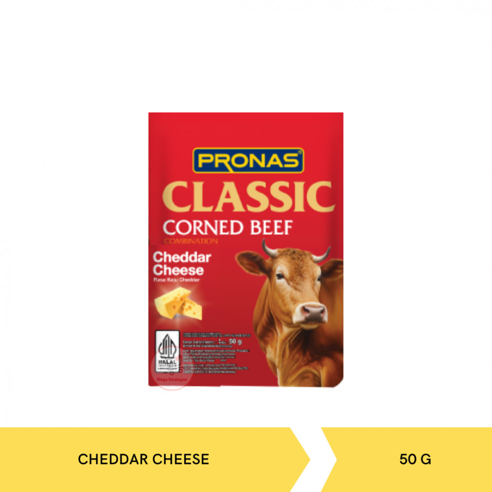 PRONAS CORNED BEEF CHEESE 50G X 12