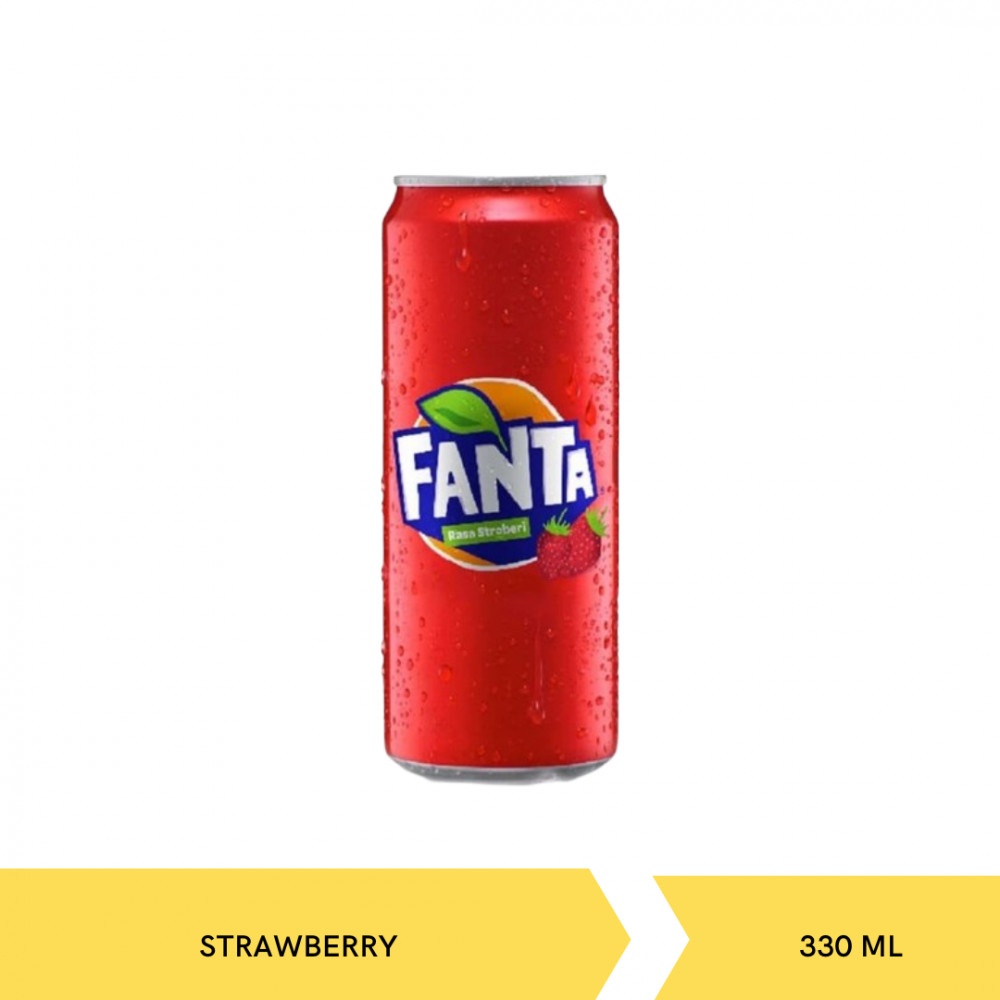 FANTA STRAW TIN 330ML X 24