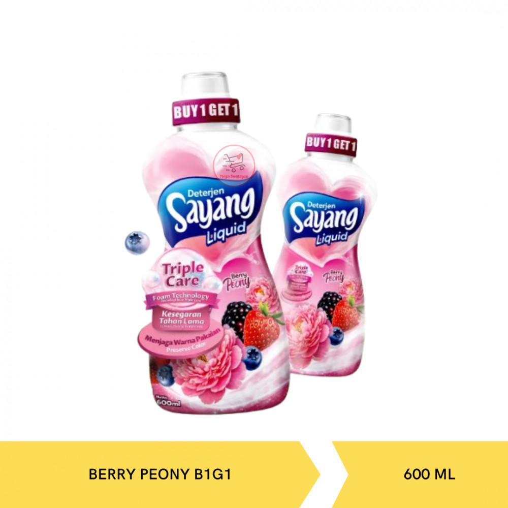 SAYANG LIQ DET BERRY PEONY B1G1 BTL 600ML