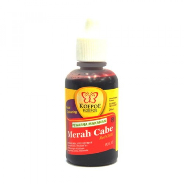 KUPU-KUPU SUMBA CAIR MERAH CABE 30ML X 6