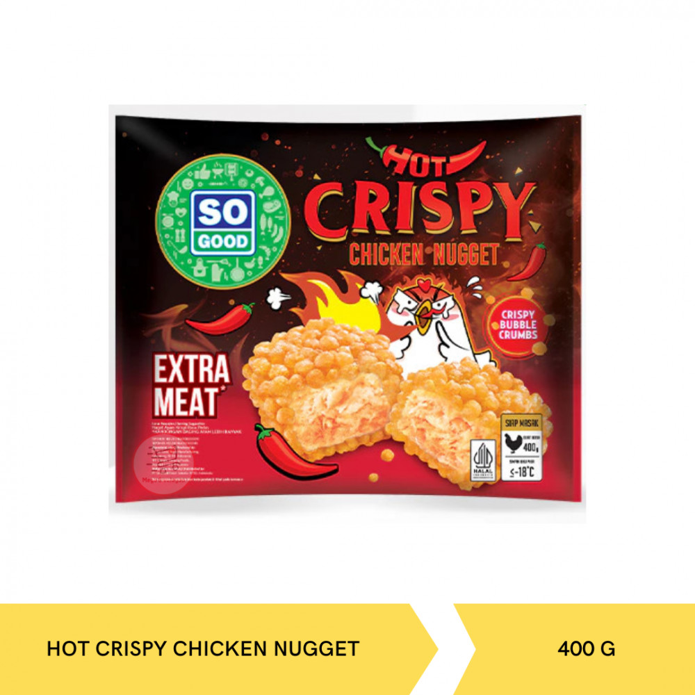SO GOOD HOT CRISPY CHICKEN NUGGET 400G X 12