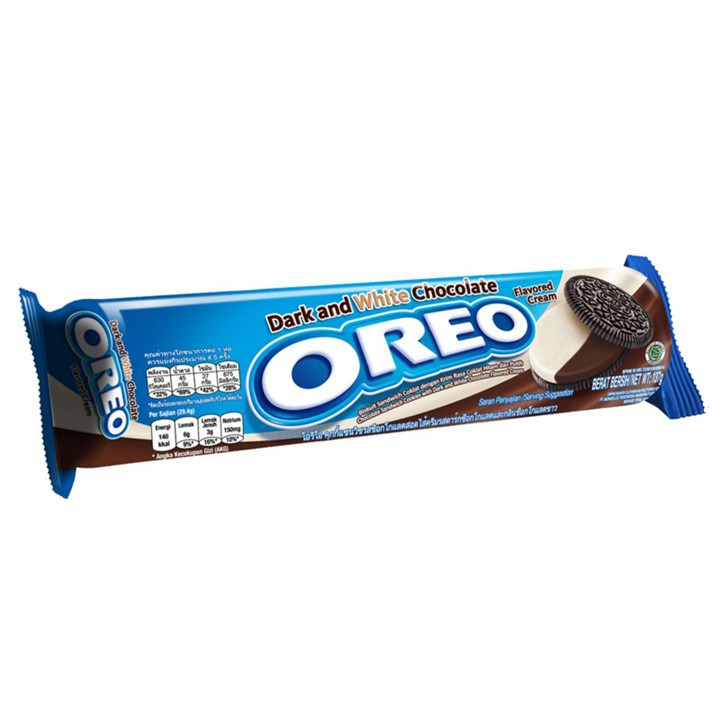 KRAFT OREO SANDWICH DARK&WHITE CHOCO 119.6G X 24