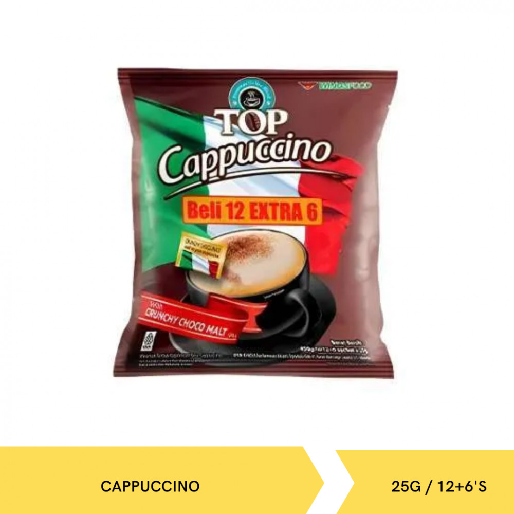 TOP CAPPUCCINO PACK 25G/12+6`S X 10