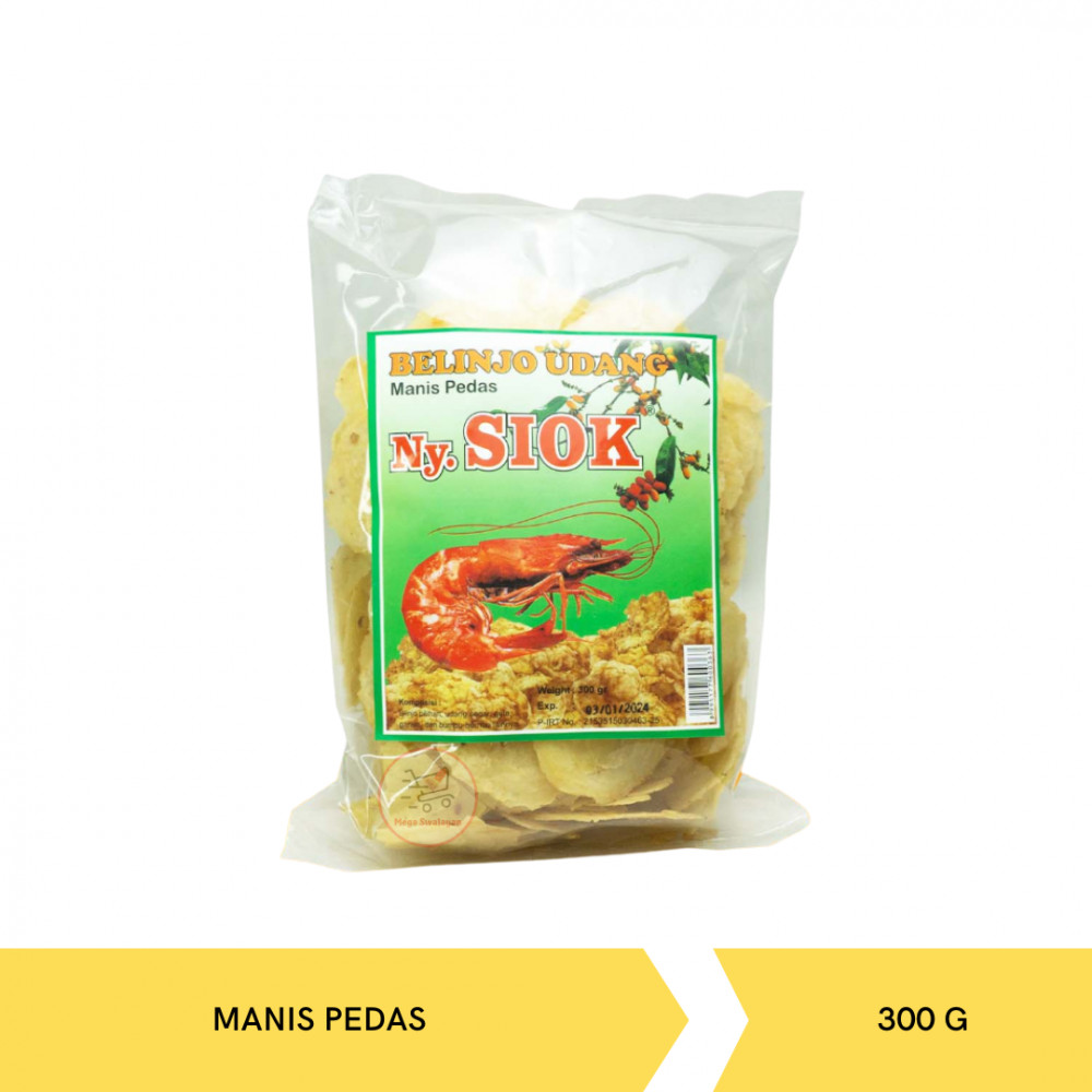 NY SIOK BELINJO UDANG MANIS PEDAS 300G