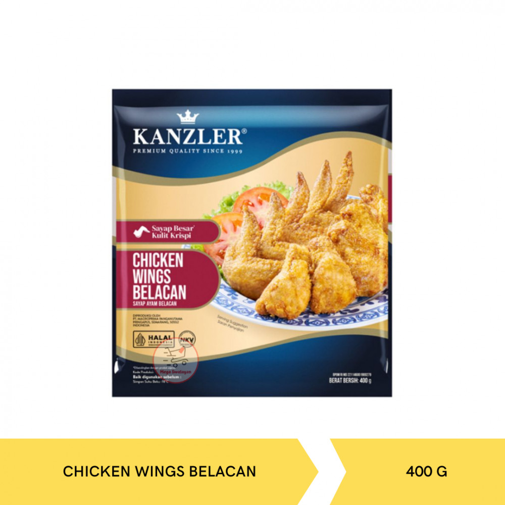 KANZLER CHICKEN WINGS BELACAN 400G X 20
