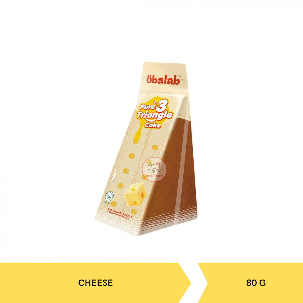 OBALAB TRIANGLE CHEESE CAKE 80G X 24