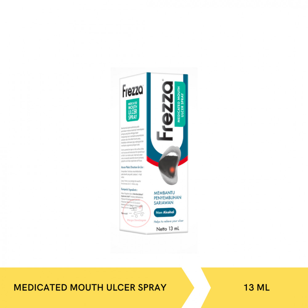 FREZZA MEDICATED MOUTH ULCER SPRAY 13ML