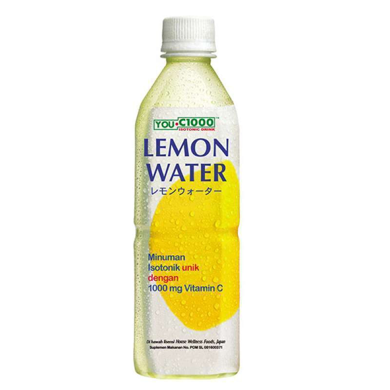 YOU C1000 WATER LEMON BTL 500ML  X 24