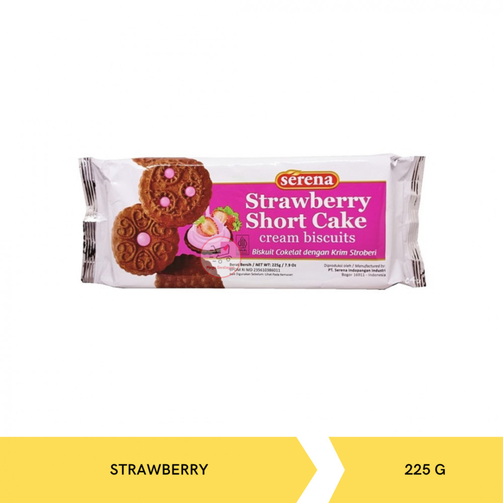 SERENA SHORT CAKE STRAW 225GX30