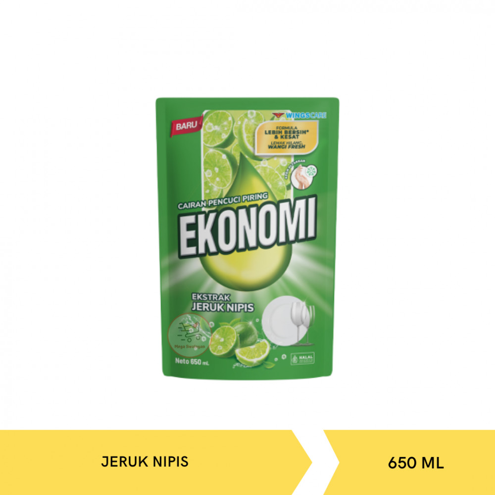 EKONOMI DISHWASH JERUK NIPIS 650ML X 12