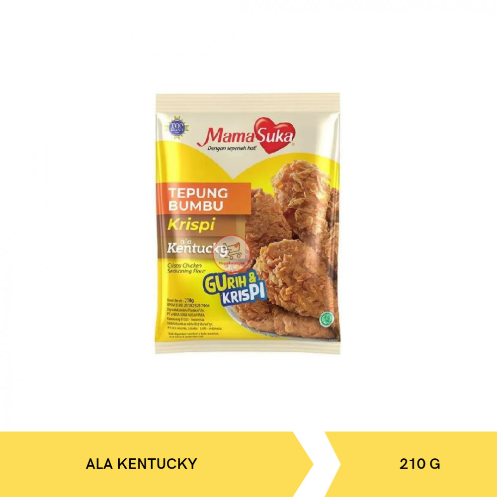 MAMASUKA TEPUNG BUMBU ALA KENTUCKY 210G (5PAKX8)