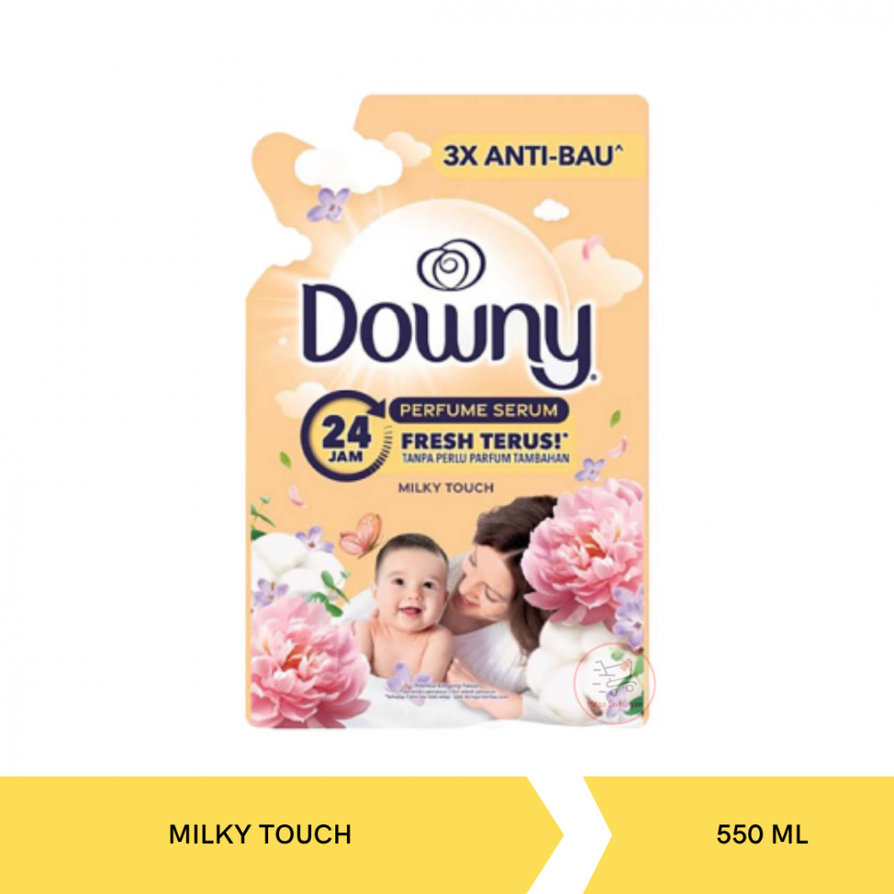 DOWNY PELEMBUT MILKY TOUCH 500ML X 8
