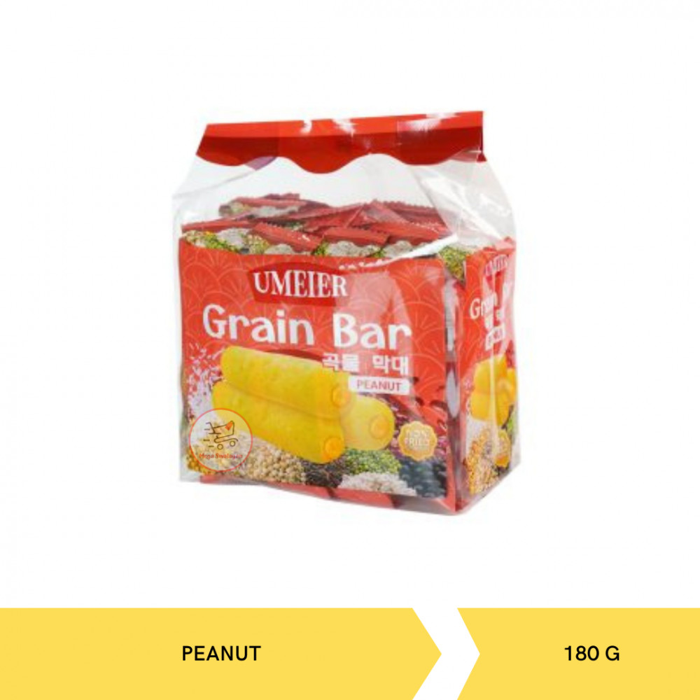 UMEIER GRAIN BAR PEANUT 180G X 20