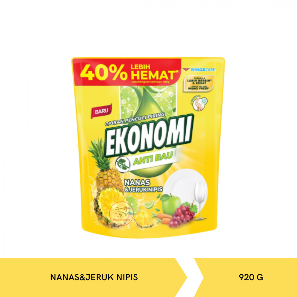EKONOMI DISHWASH NANAS&JERUK NIPIS 920G X 6