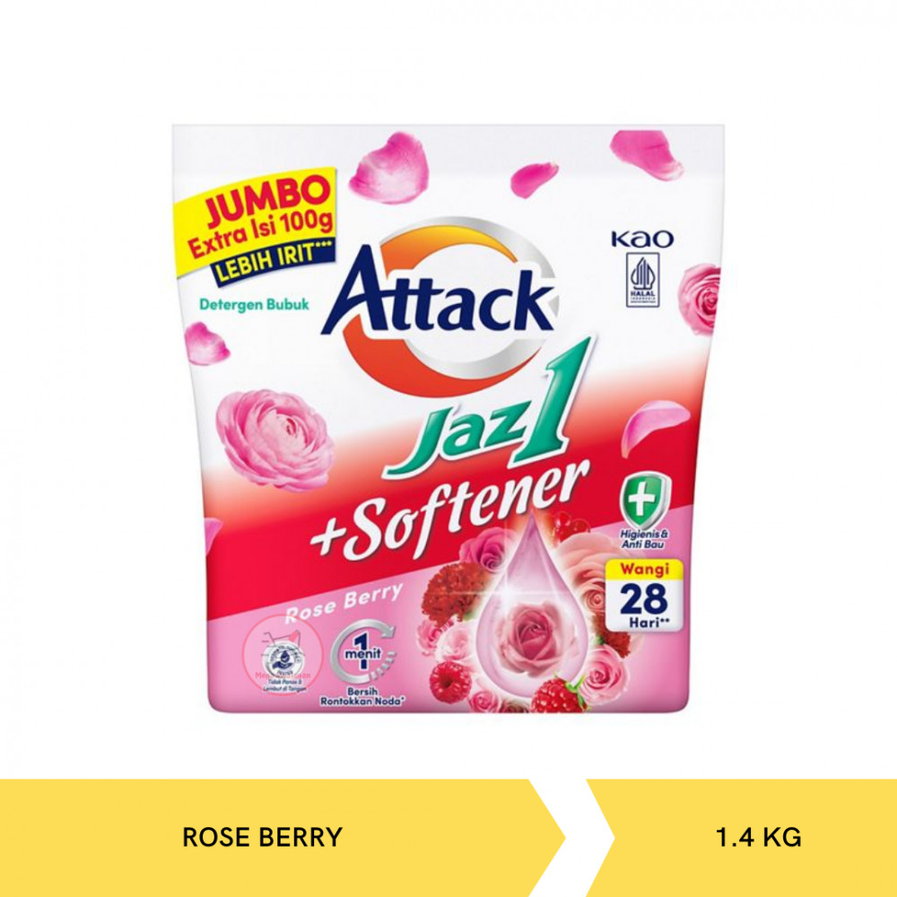 ATTACK DET JAZ1 +SOFT ROSE BERRY 1.4KG  X 6